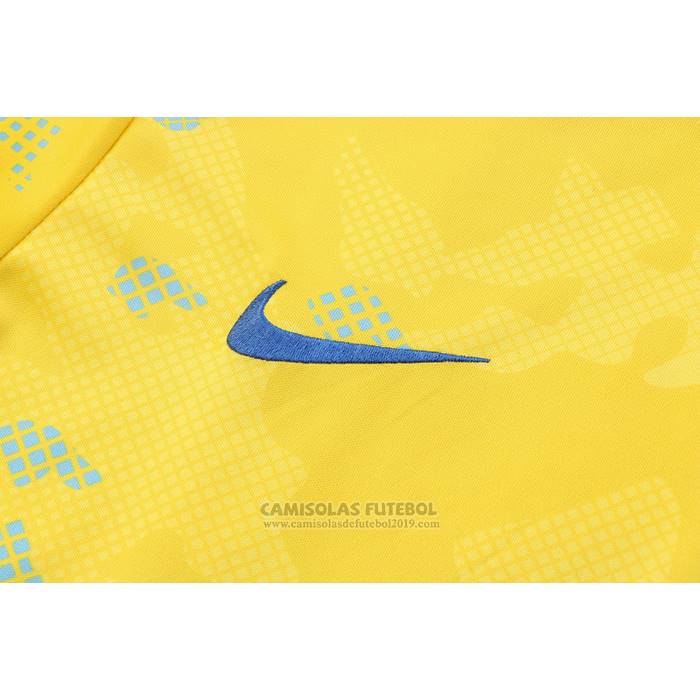 Fato de Treino Chelsea Manga Curta 2022-2023 Amarelo - Calcas Curta